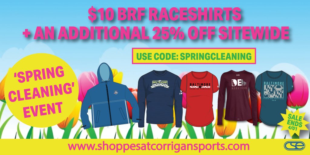 DEMarathon's tweet image. SAVE 25% off on all Delaware Running Festival gear during our spring cleaning sale! Plus FREE SHIPPING! Use the code SPRINGCLEANING and FREESHIPPING2020 to save! Happy shopping: ow.ly/FQZ650yVzPf