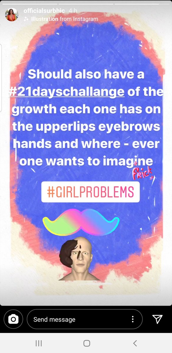 TannaNatasha's tweet photo. Good lord....This girl is maaaaddd 😂 #girlyproblems #SurbhiChandna https://t.co/mIhgFheKlS