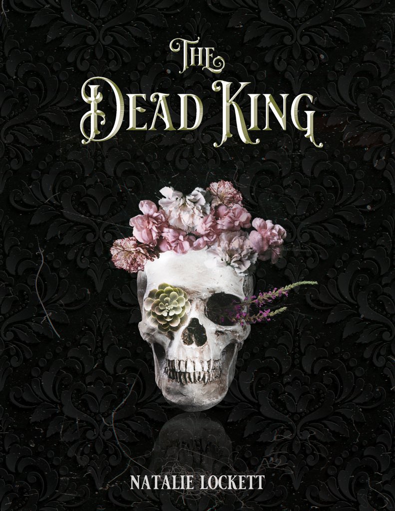 I love flowers and skulls so continuing the trend with  @natlckettwrites and her novel The Dead King  #writingcommunity  #bookcover  #graphicdesigner  #bookcoverdesign  #stayhome  