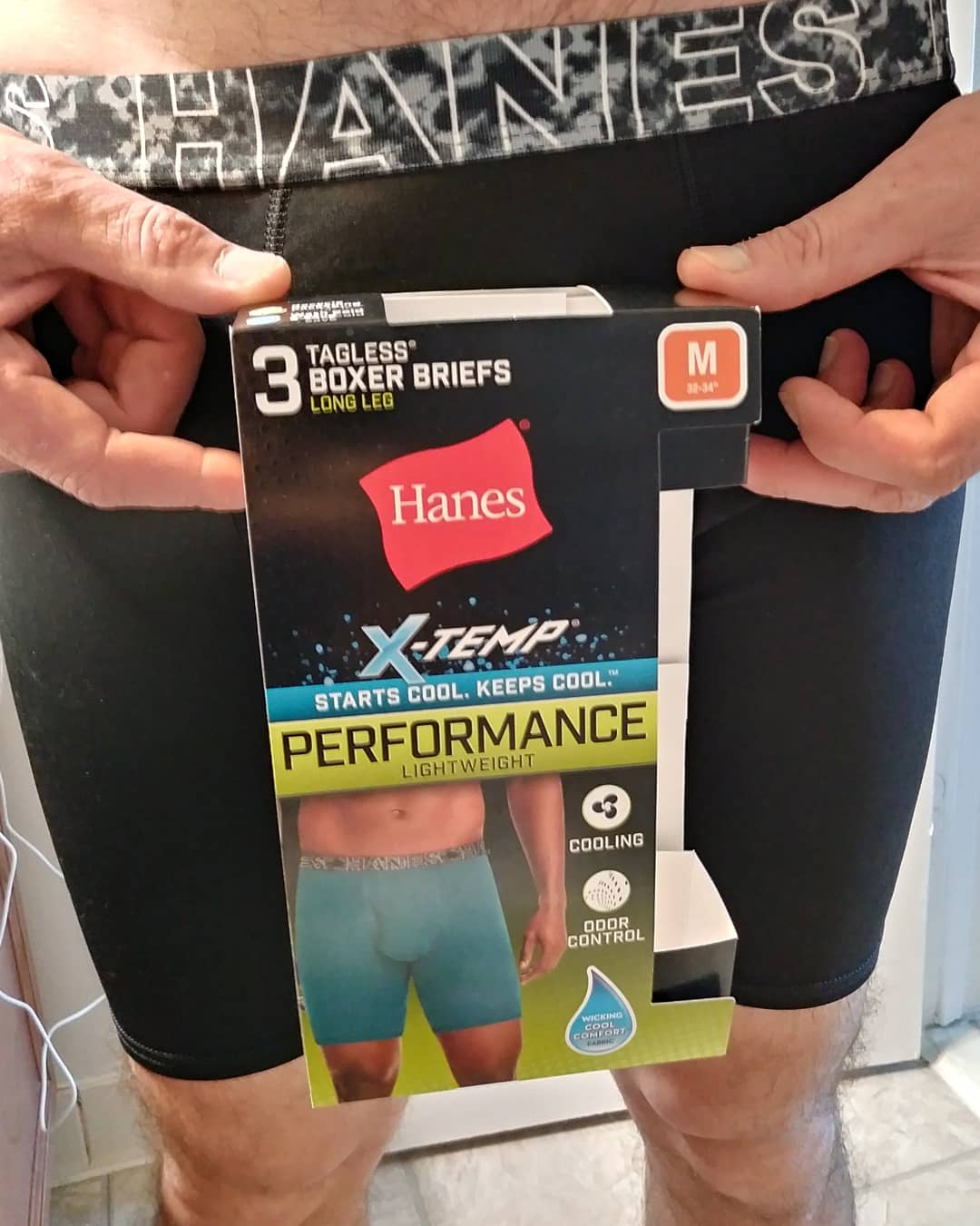 Luciana on X: Hanes-Men's X-Temp Lightweight Long Leg Boxer Briefs, 3  pack. @hanes @hanesbrands They are polyester so they are super lightweight  and so far the stitching has held up nicely. #hanes #