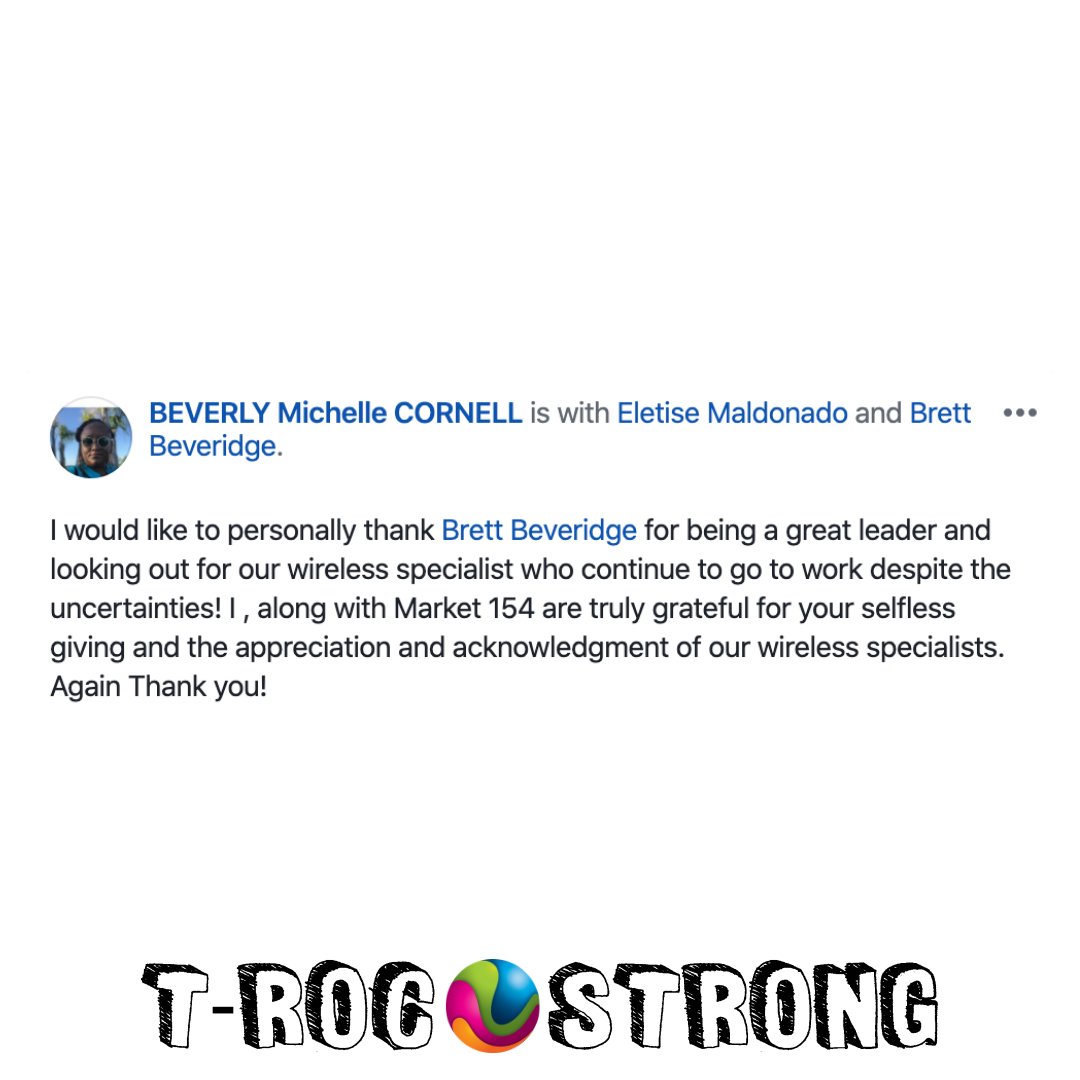 TROCGlobal's tweet photo. To the entire #TROCNation, thank you for everything you are doing for our company but above all, for our customers. ❤️ We will not only get through this but will thrive! 🔝 Let's continue to encourage each other and build each other up during these tough times. 💪🏼 #COVID19 https://t.co/lVDUb4SxaY