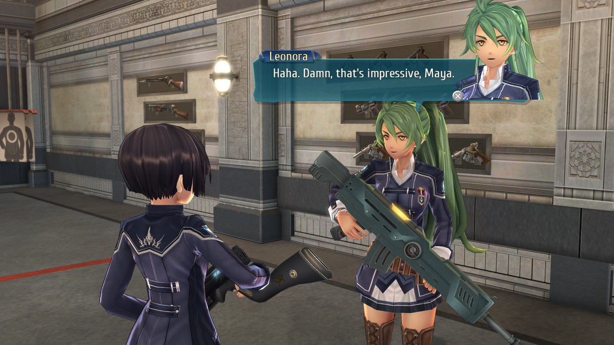 Girls with massive guns. They are cool.   #TrailsofColdSteelIII