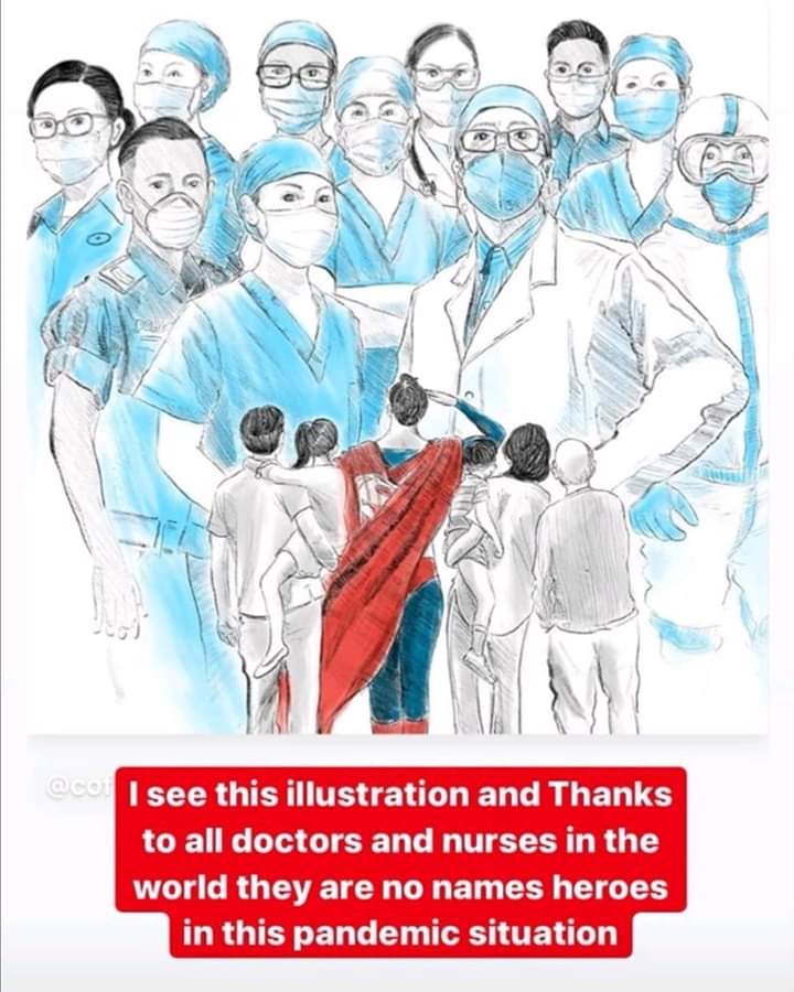Viable13eip's tweet photo. Thank you so much #Doctors #Nurses #Pharmacists #PoliceOfficers #PoliceDepartment #socialworkers 
Stay home and respect to our real heros 🙏 #staysafestayhome #coronavirus #coronavirusindia https://t.co/NfY1ljgvho