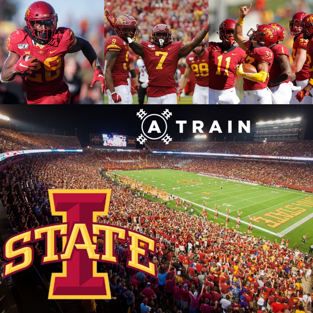 AnthonyTyusIII's tweet photo. Blessed to receive another offer from Iowa State University🔴🟡! @DKMcDonald1 @CycloneFB         🚂#ATrain https://t.co/KPpPu61JFZ