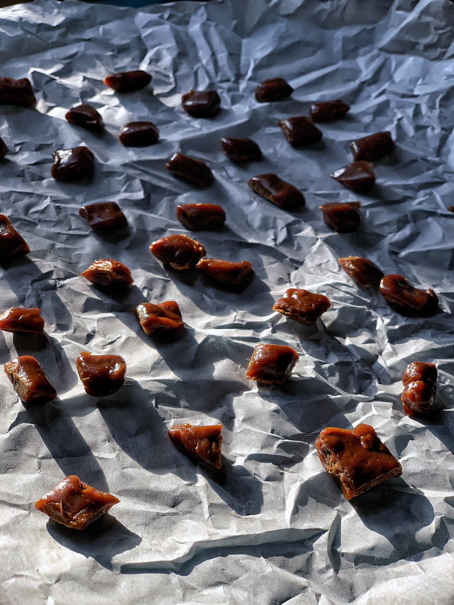 here is a needlessly dramatic picture of the maple peanut butter caramels before they were tucked away inside of the cookie dough  #humblebragdiet