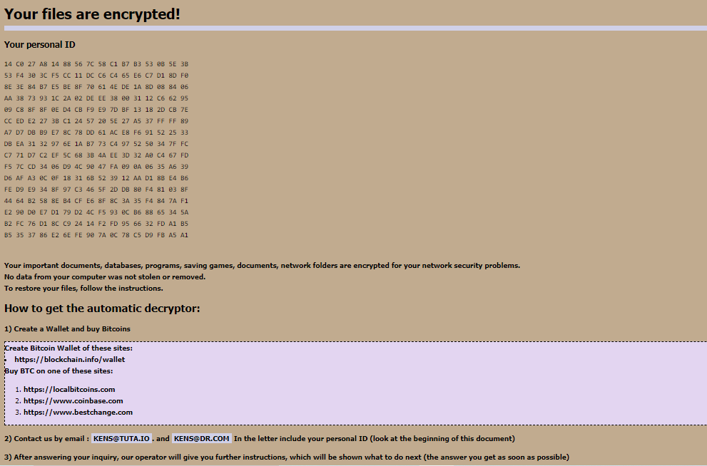 GrujaRS's tweet photo. #GlobeImposter 2.0 #Ransomware extension .KENS@TUTA.IO!
Ransom note;how_to_back_files.html
Sample https://t.co/8bHSZG6x4z https://t.co/AptOeqpl6f https://t.co/DcAjE59cLv