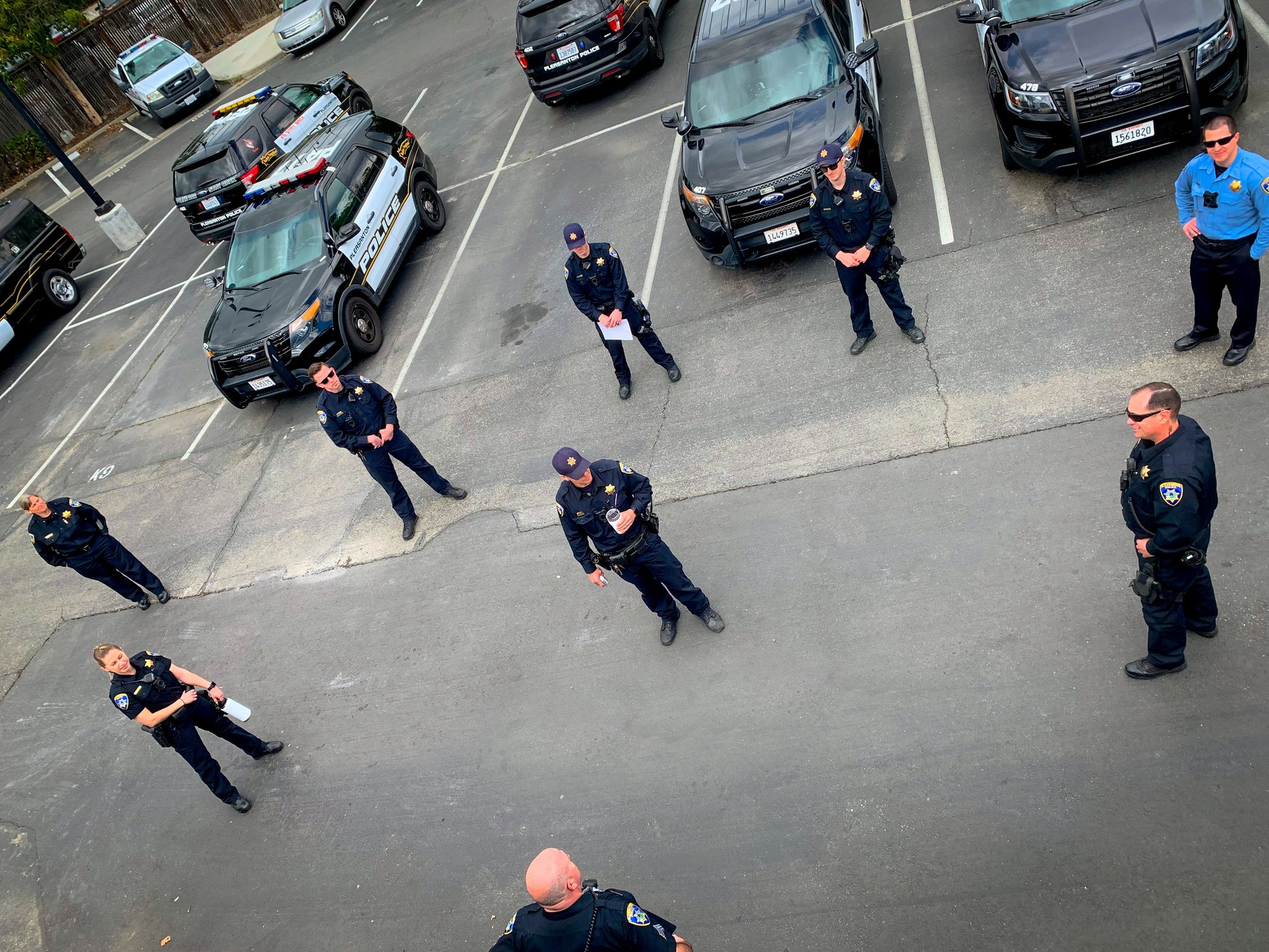 Pleasanton PD on Twitter "It's the new norm. Practicing social