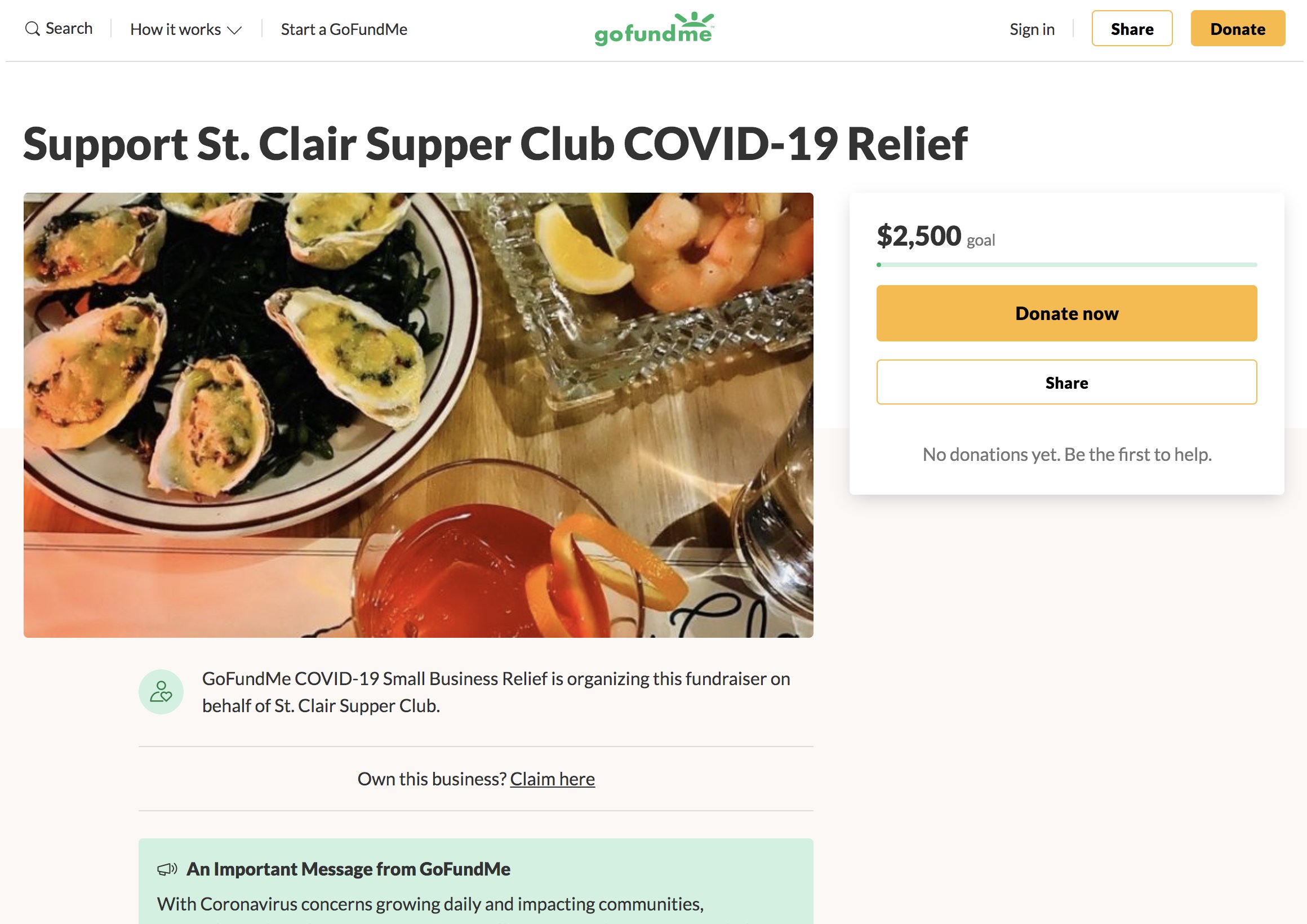 Nick Kokonas Gofundme Yelp It Is Unconscionable Of You To Create A Page For My Restaurants Trying To Take Advantage Of This Crisis For Your Companies Under The Guise
