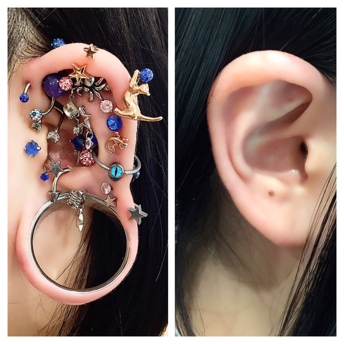 Roque 名古屋店 Ar Twitter Roqueのネットショップで よく購入して下さる お姉さんがroque名古屋店に 来て下さいました そのお姉さんのお耳です 右耳と左耳のギャップ 左耳の言う事が無い耳 めっちゃいいー Roque 名古屋 ボディピアス