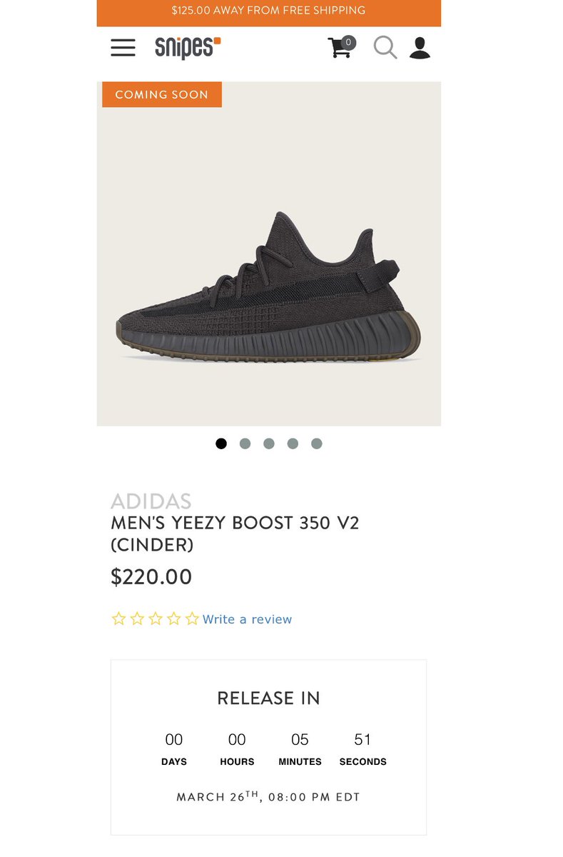 10 5 Adidas Yeezy 350 V2 CINDER REFLECTIVE Yeezy