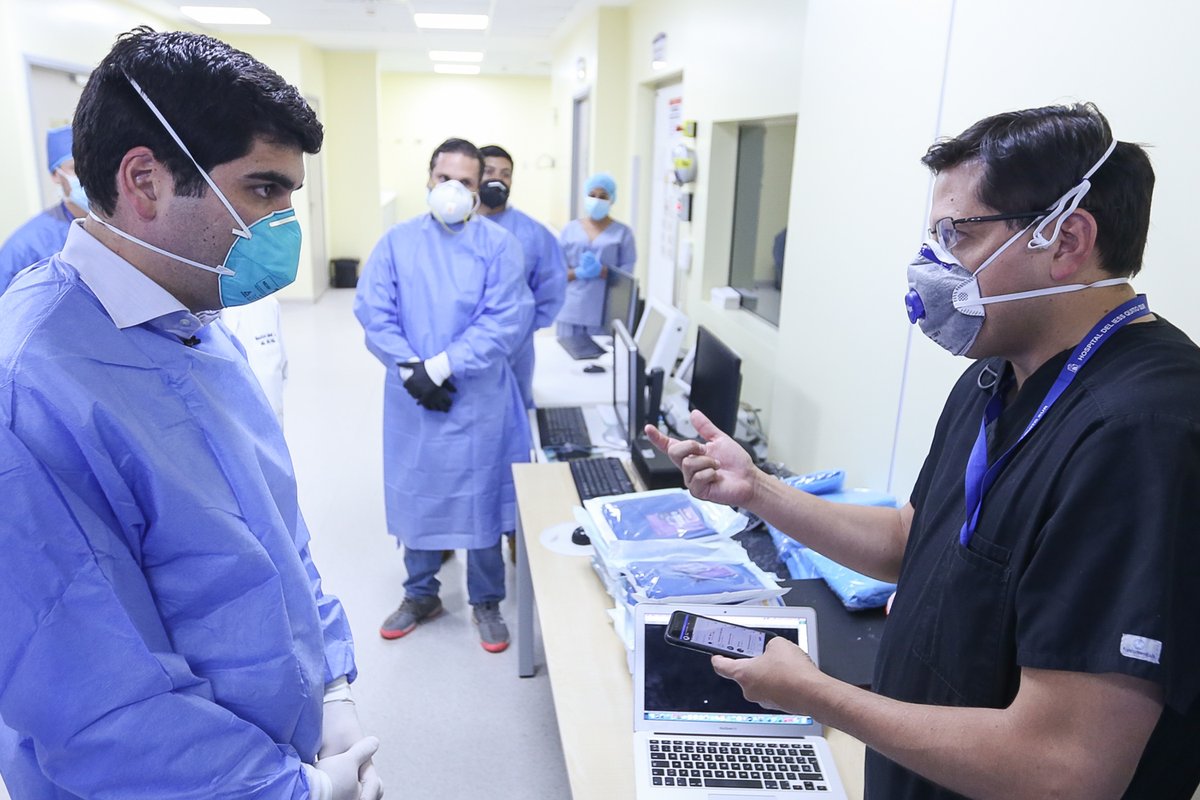 ottosonnenh's tweet photo. Adicionalmente, pudimos comprobar el correcto funcionamiento del sistema implementado por @HuaweiLatam, basado en inteligencia artificial que diagnostica de forma rápida y eficiente el #Covid_19. 

¡Tecnología y profesionales de primera para combatir la epidemia! https://t.co/pmLjT0WzPb