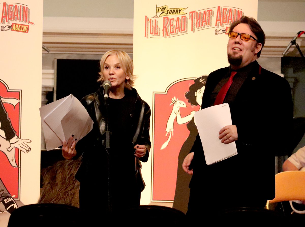 ISIRTA_Again's tweet photo. We only managed one date of our tour (thanks @SubRoomsStroud) but we've browsed @trevtography's photos of the evening and it brought all the fun and laughter back. Big respect to @thelisamaxwell for seeming like she was a permanent fixture and not just our Special Guest. #ISIRTAA https://t.co/HFDRyyASYi