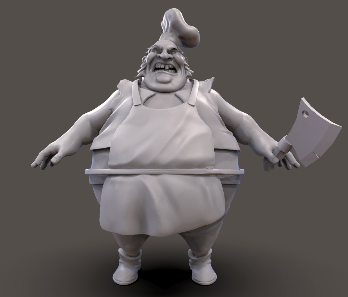 Goodgoliathgame's tweet photo. The friendly baker wants to welcome you to the village.
Production shot from #goodgoliath

#Character #gamedesign #zbrush #PSVR #VR #OculusRiftS #gamedev #indiedev #gamers #videogames https://t.co/tHjZdk4fBH