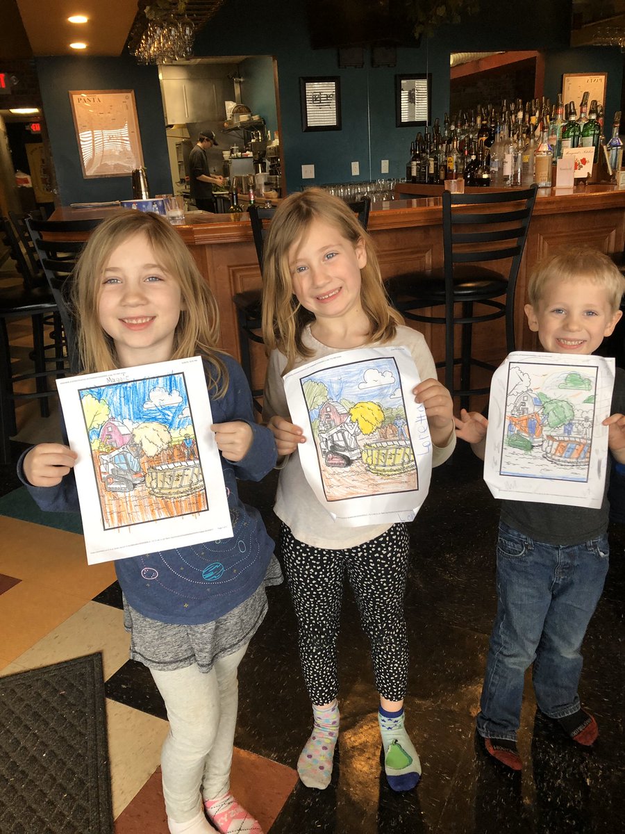 mattsagaser's tweet photo. My cousin Jonathan Sagaser’s kids finished their coloring project today from Ohio! #homecoloring #QuarantineLife #Bobcat https://t.co/2seH8ruPM8