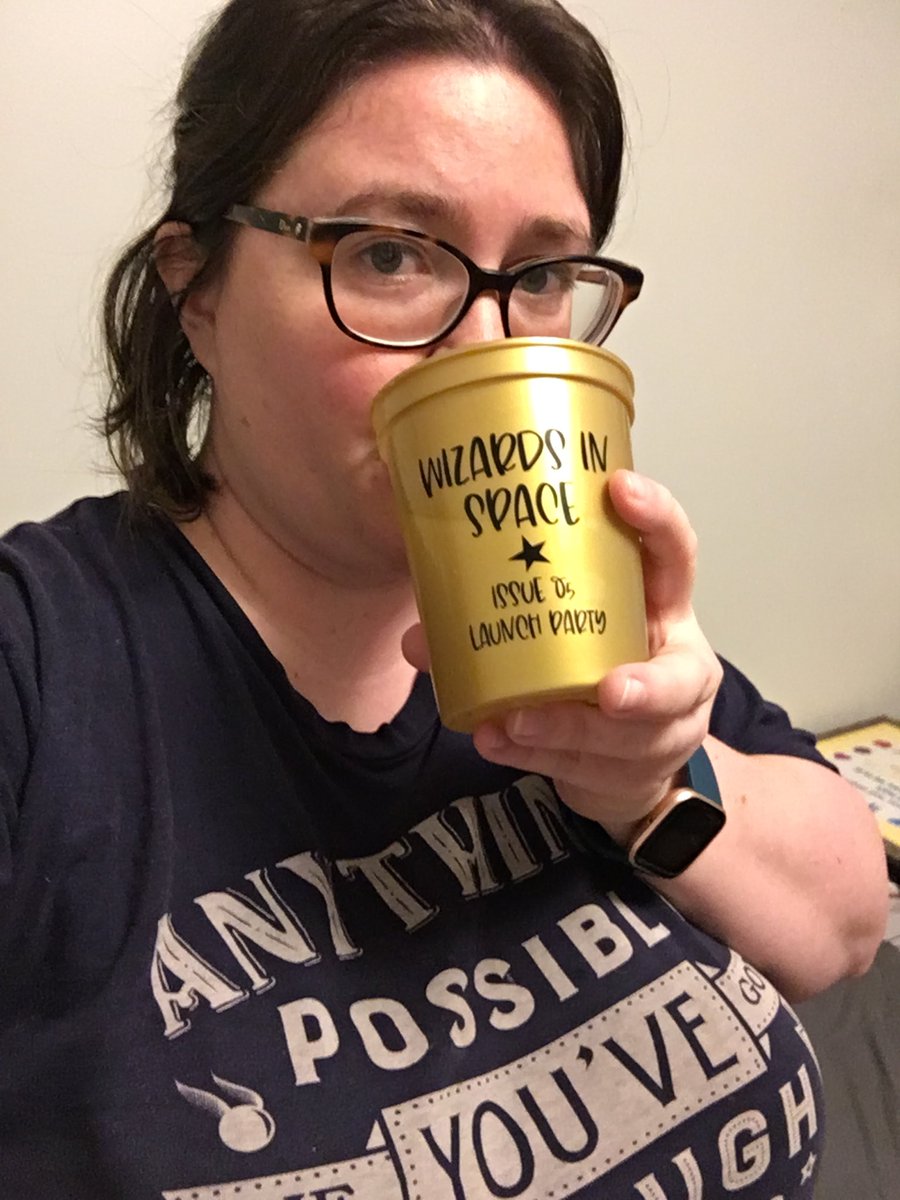 babyskypewindow's tweet photo. Iโd been using a 32 oz water bottle to stay hydrated, but it got too daunting, so Iโve switched to a smaller vessel. #WizardsInSpace https://t.co/loeimsfefZ