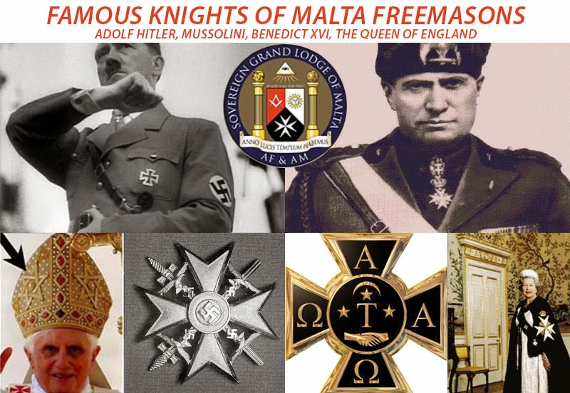 Some famous members of the Knights of Malta doing the work of Rome that you may know lol.
