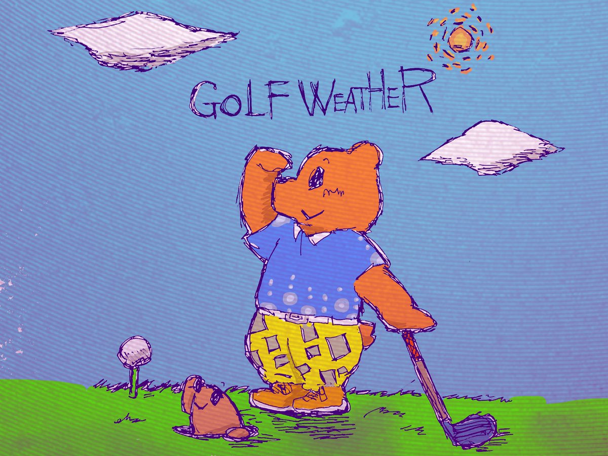 Golf bear
[Golf weather]
#Golfweather
#ゴルフ日和
#bear
#くま
#Mole
#モグラ
#Golf
#ゴルフ
#teeingarea
#ティーイングエリア
#1w
#イラスト
#絵
#落書き
#アート
#画
#イラストレーター
#デザイン
#イラストグラム
#illustration
#illustrator
#art
#design
#drawing
#artist
#painting
#artwork