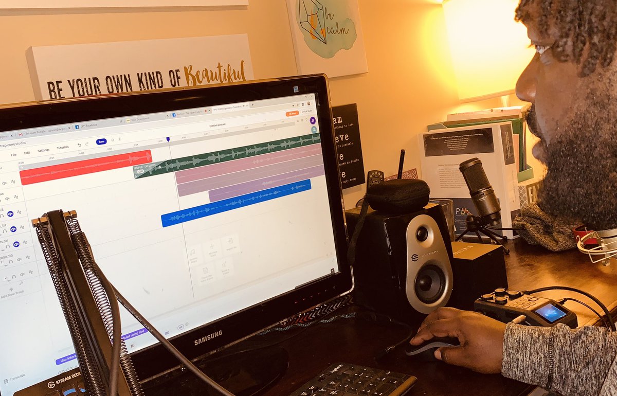 YoAdrienneCLT's tweet photo. Just finished an episode of the #HopeUnleashed podcast! Be on the lookout for the drop on Monday 👀 That was fun! #NightOwlProblems #GiveHopeDaily https://t.co/6MeAzJ4Kg5
