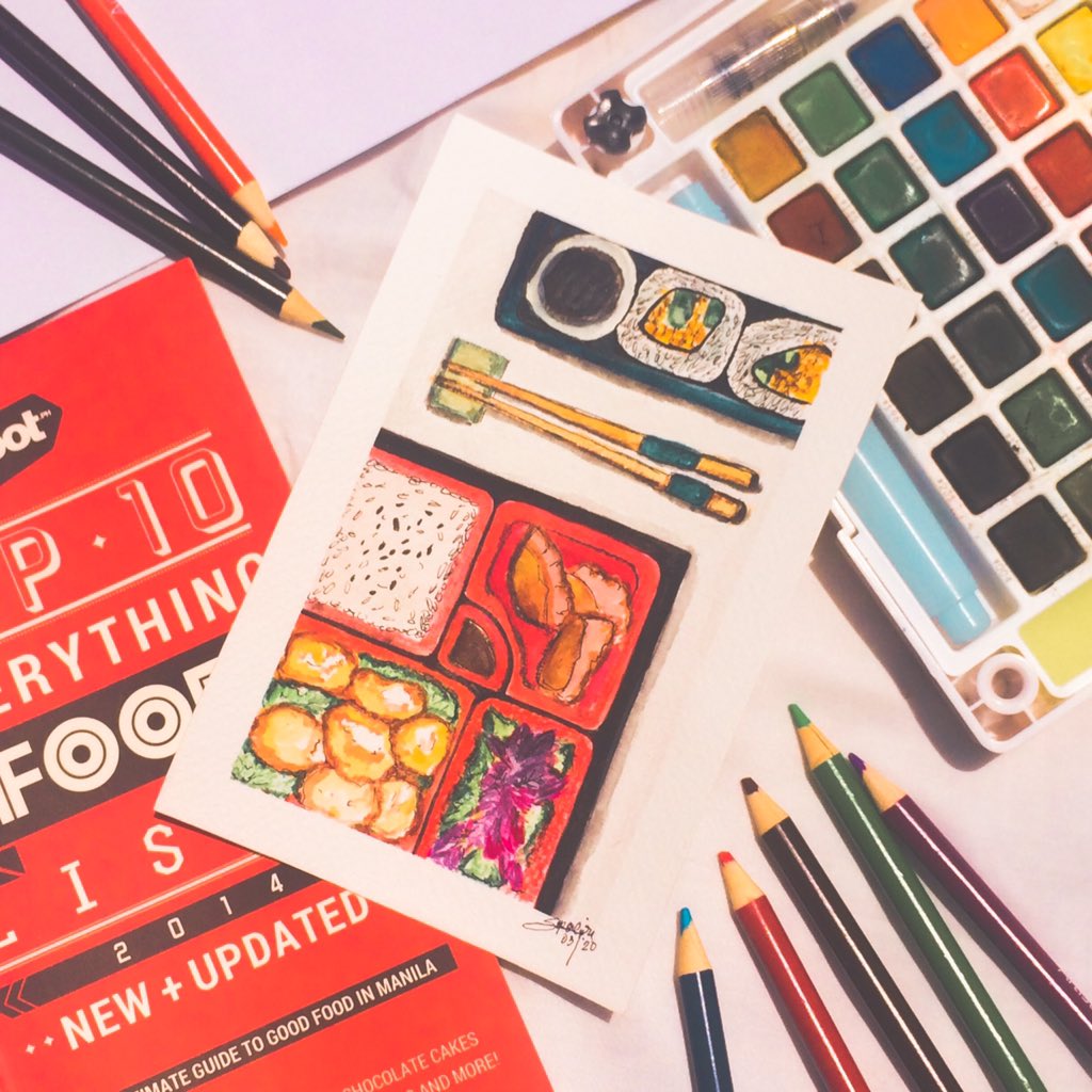 sopalireart's tweet photo. prolly, we deserve a bento and some sushi after this lockdown ๐ฑ๐คค๐ฃ
any suggestions for my next food art? โจ
#artph #sopalireart #trustyourcreativity https://t.co/2aWf84iEsb