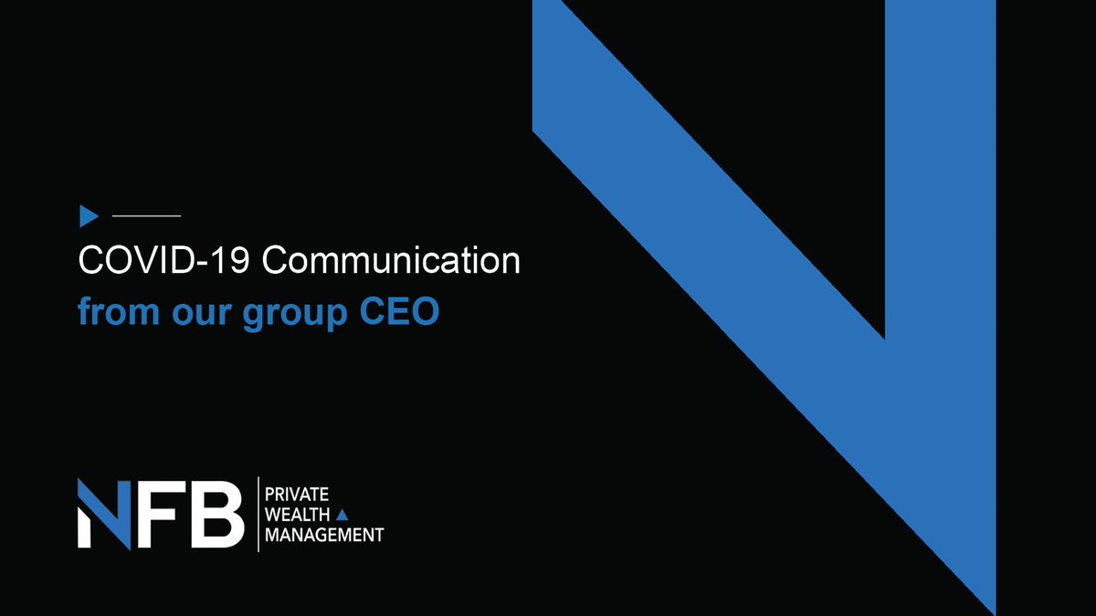 NFBwealth's tweet image. NFB Private Wealth Management, part of the NVest Financial Holdings Group, is committed to communicating with you on an ongoing basis throughout the lockdown and beyond. A message from our group CEO, Anthony Goodwin: bit.ly/33LDvW2