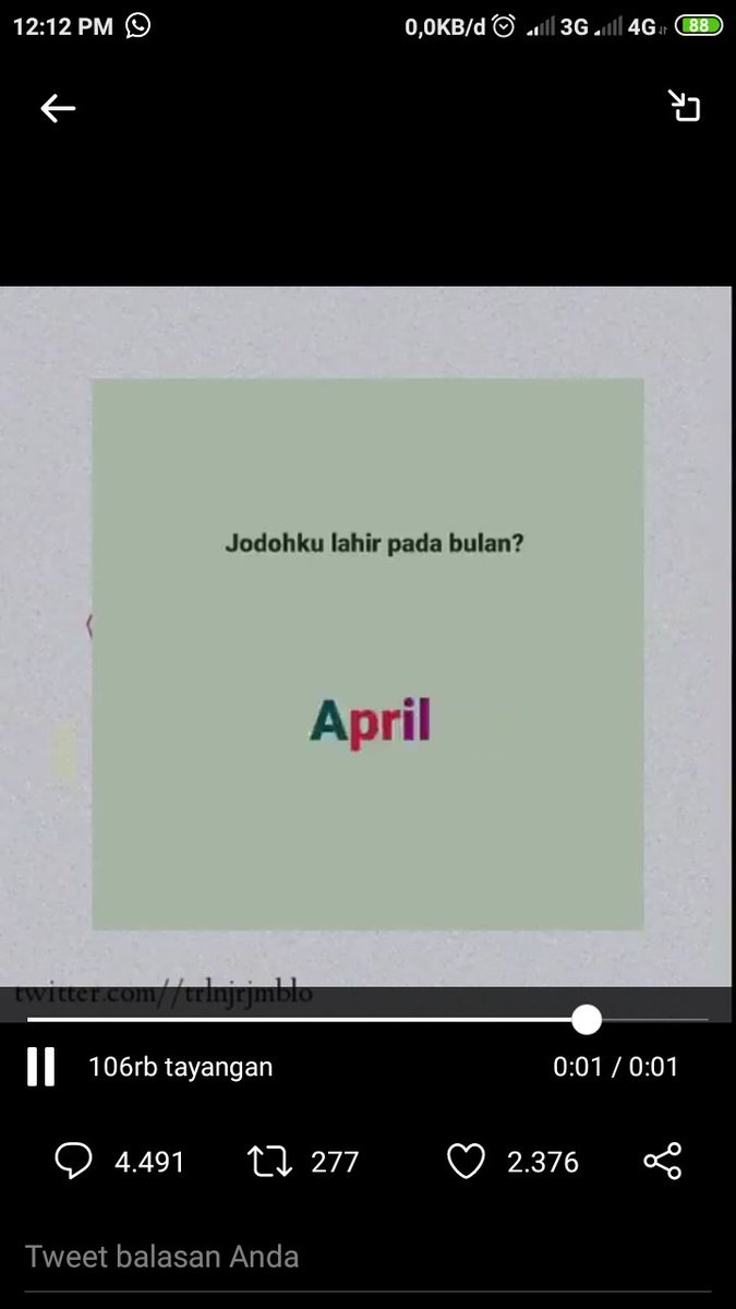 itsnotemaya's tweet photo. @trlnjrjmblo oii, 
situ april ga? 🙄 https://t.co/Q9TyjFMGgV