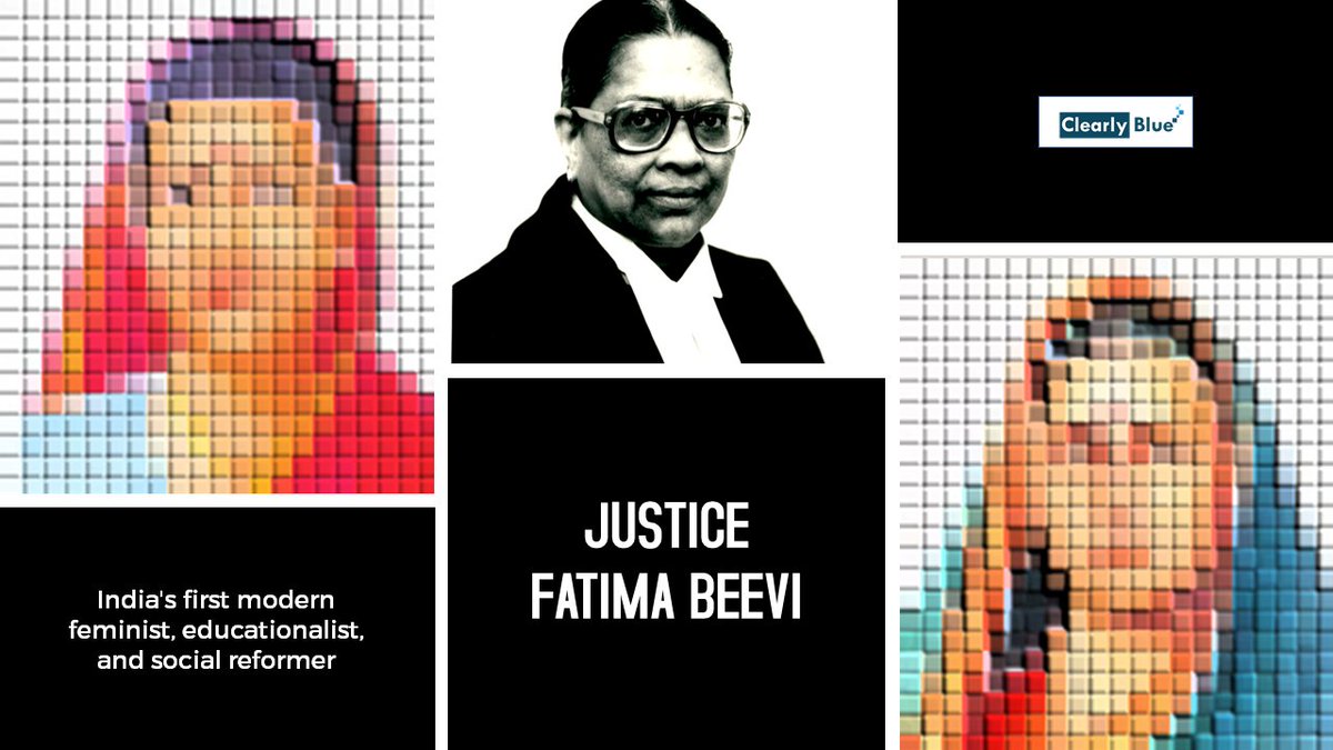Kudos if you said Justice Fathima Beevi - 1st woman SC judge & 1st Muslim woman to be appointed to any higher judiciary in India. 
Now #ToughLady 12. This #womenempowerment crusader broke all stereotypes & spent her life promoting women's education. She's? 
#WomensAchievers