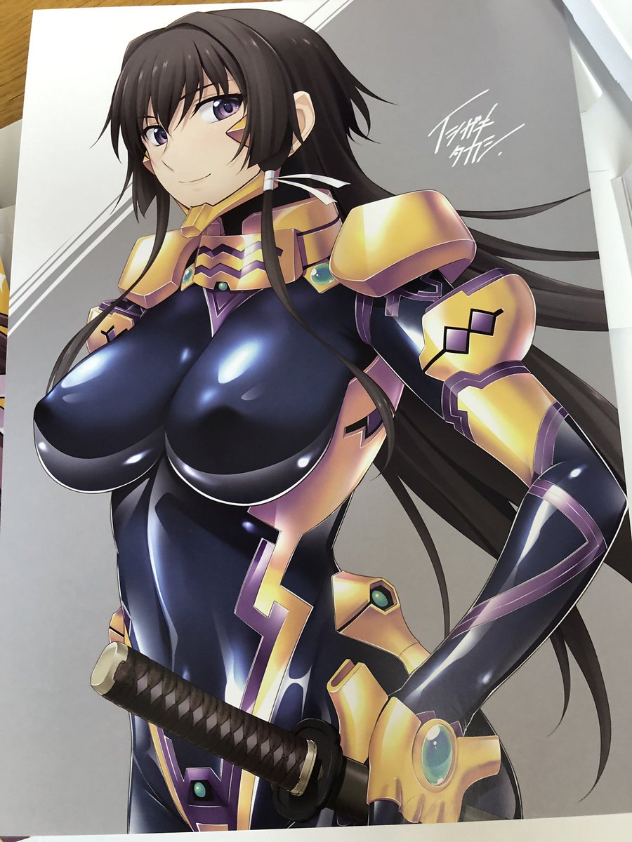 神楽 亞魏斗 Ishigakit イシガキタカシ先生 Agethboxに同封されていた 周年お祝いイラスト複製原画 をたった今生で拝見させていただきました ほんっとうに 先生の描く唯依の表情から強化装備の煌びやかさまで 全てがたまらないです 素敵な