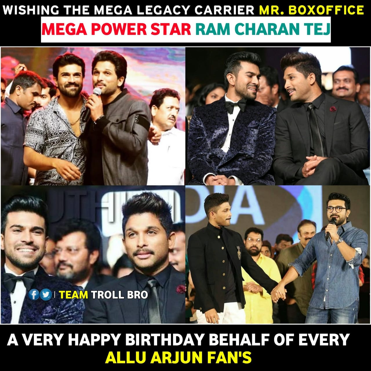 Happy Birthday Ram_Charan garu
Behalf of Anna Fans 