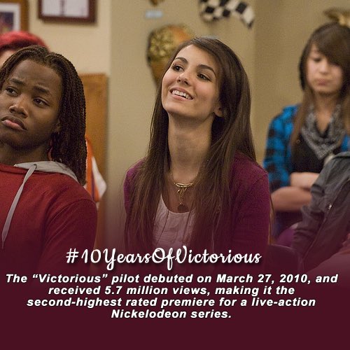 Victoria Justice Source on X: Happy #10YearsOfVictorious! This