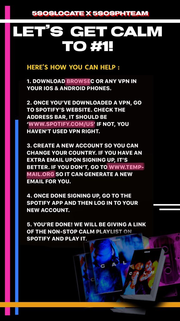 5SOSLocate's tweet image. Queue Filipino 5SOSFam exclusive Album Giveaway in 3...2...1—

Please be guided on the rules and make sure to stream #5SOSCalm!

Retweet this tweet and @5SOSPHTeam’s tweet to spread the word! ✨

Good luck and happy streaming, Filo 5SOSFAM!

#CALMOutNow #5SOS #5SOSListeningRitual