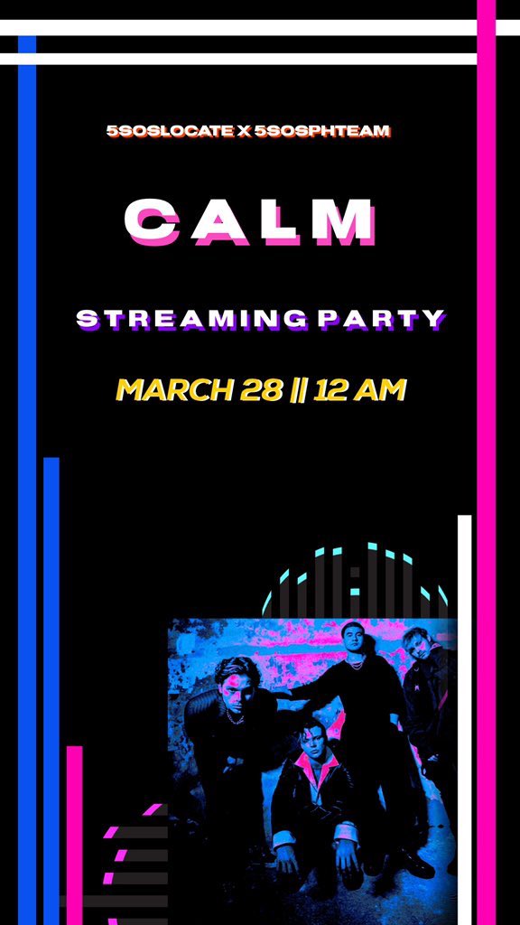 5SOSLocate's tweet image. Queue Filipino 5SOSFam exclusive Album Giveaway in 3...2...1—

Please be guided on the rules and make sure to stream #5SOSCalm!

Retweet this tweet and @5SOSPHTeam’s tweet to spread the word! ✨

Good luck and happy streaming, Filo 5SOSFAM!

#CALMOutNow #5SOS #5SOSListeningRitual