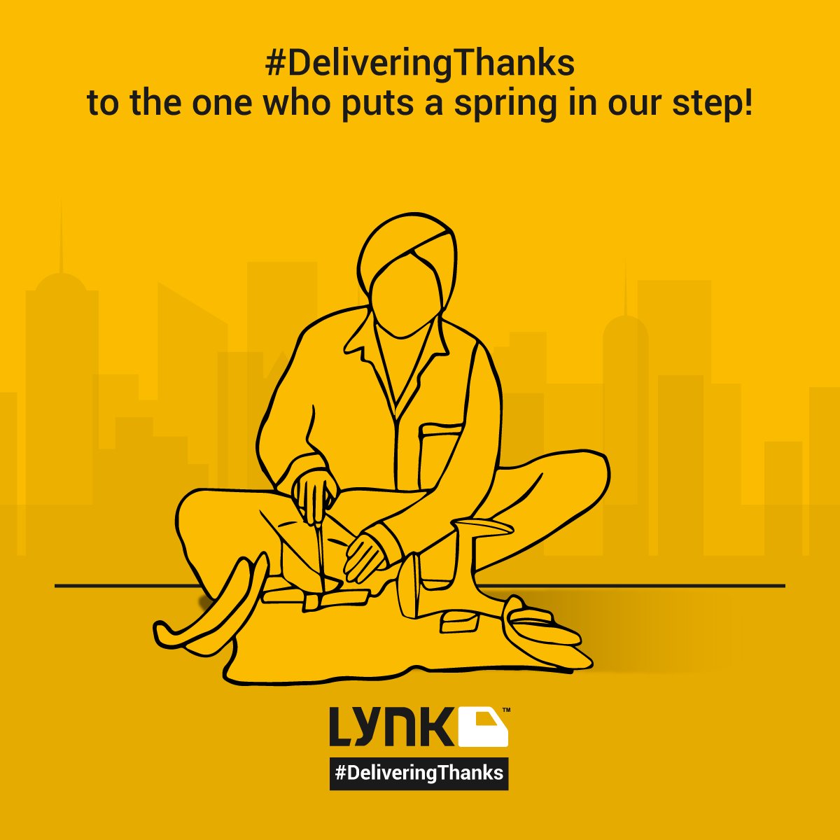 LynkLogistics's tweet photo. In life, we often tend to take small things for granted. From today let's look around and start #DeliveringThanks to the people who make our lives more comfortable with their big help! 

#Lynk #LetsLynk #LynkLogistics https://t.co/TdC3sTHswa