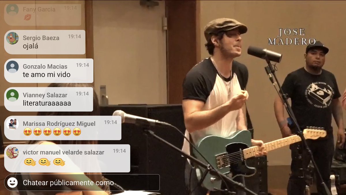 Ingriid_PS's tweet photo. Amoooo! Chingón mi @jose_madero, rifadísimo!!!! 😎🤘🏻🖤 #COVID19mx #Livestream #ConciertoDesdeCasa #HappyInn https://t.co/d3pZqdCff0
