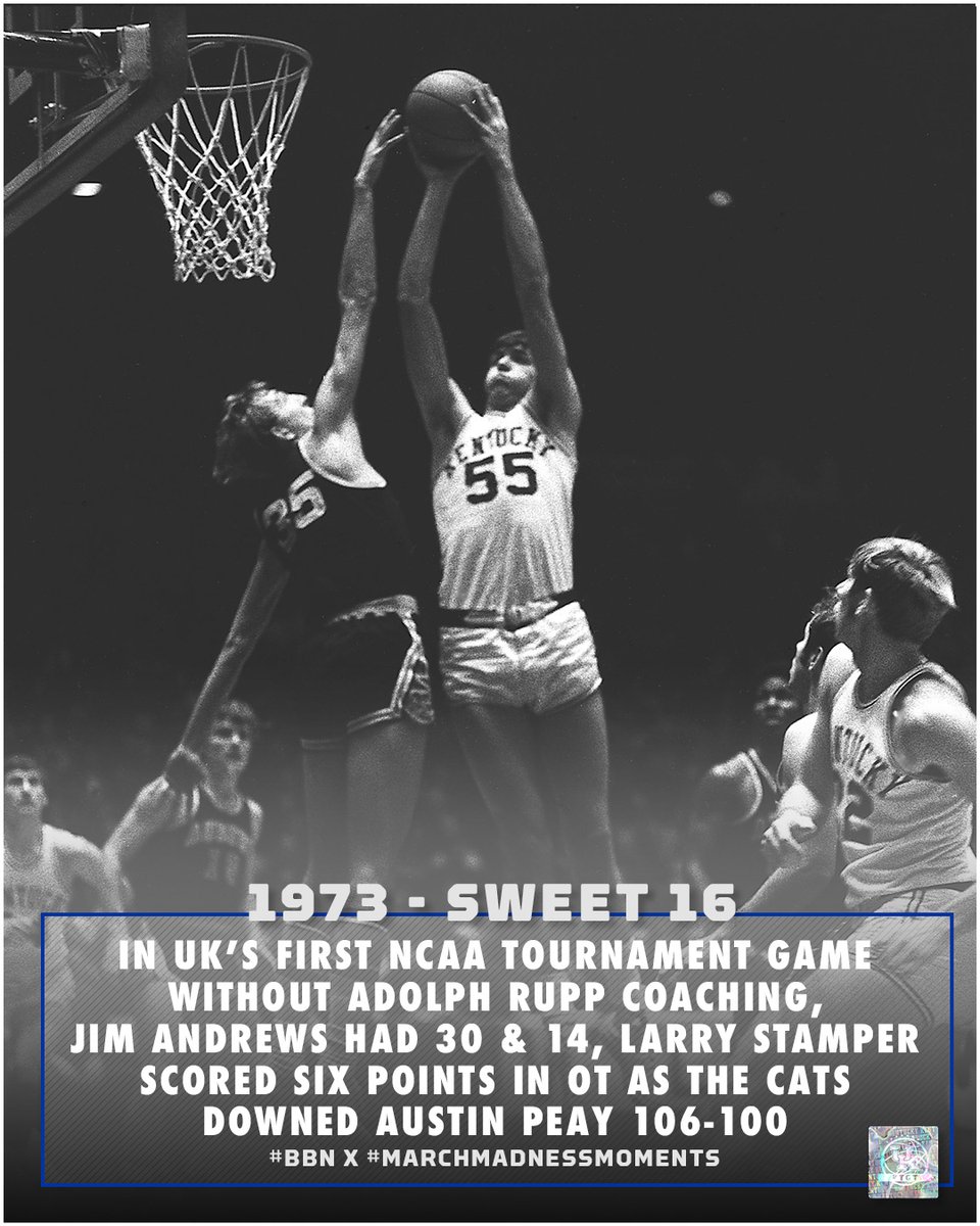 Kentucky Basketball on Twitter: "1973 - a new @marchmadness era in ...