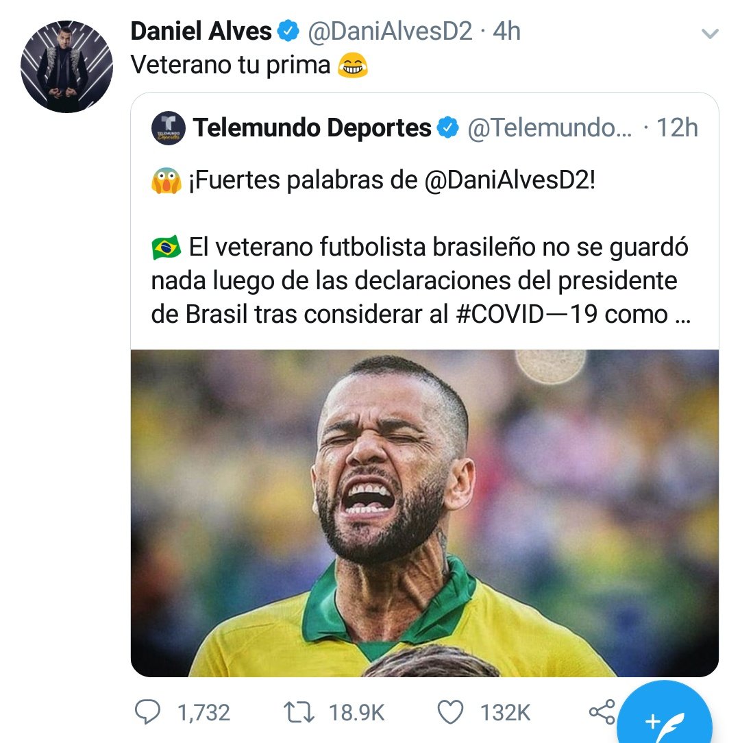 ZurdazoMx's tweet photo. @xosean @TelemundoSports Y qué te parece esta belleza de trolleada por conducto de @DaniAlvesD2 😂😂😂😂 https://t.co/olJAv5pYAu