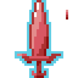 Bianca_Emi_'s tweet photo. I remade the sword that I made yesterday... It seems better?

#angelsword #pixelsword #pixelartist #aseprite #redsword https://t.co/03HXw2IWkd