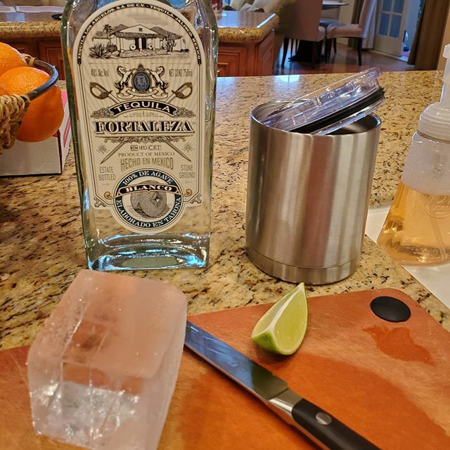 floater99's tweet photo. I mean, it's not like this home confinement thing is gonna last that long... [/sarcasm off] .
.
.
#ItsSummerRight? #fortalezatequila #fortaleza #happyhour #rtic #quarantinelife #stayhome #its5oclockeverywhere https://t.co/LVN5UAYMfa https://t.co/uy4T3ajqIs