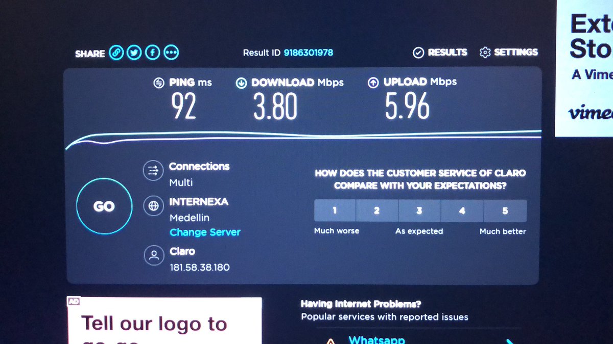 carlos_duque's tweet photo. @ClaroTeAyuda @ClaroColombia llevo una semana tratando de comunicarme con soporte técnico y la llamada convenientemente se cae cuando va a pasar al Ascesor... estoy pagando por un plan de 49 mb y a duras penas tengo 5... https://t.co/YKs4fQTB73