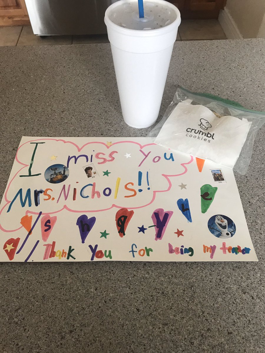 mrscnichols's tweet photo. Zoom, notes, and emails: No media is enough to tell my students just how much I miss, love, and have a huge hole in my heart over the thought of not seeing them for a whole 8 weeks! Thanks for the love today! #utahschoolspirit #juabsd #redcliffselementary https://t.co/mggofY6eot