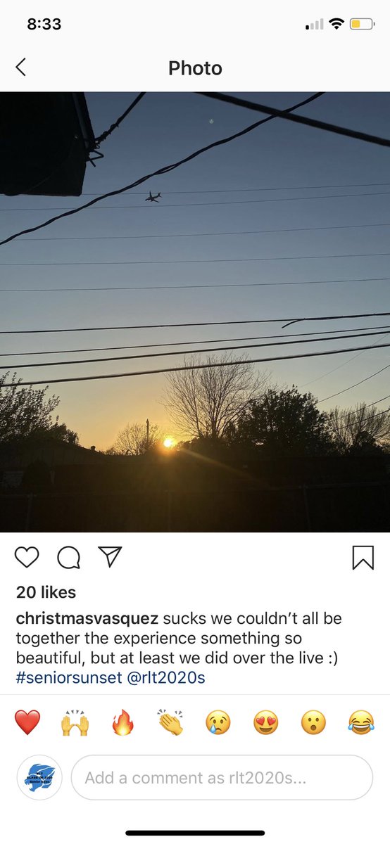 Rlt2020S's tweet photo. Thank you to everyone that participated in the Senior Sunset! Keep sending in your pictures! https://t.co/T0QYfA1JTq