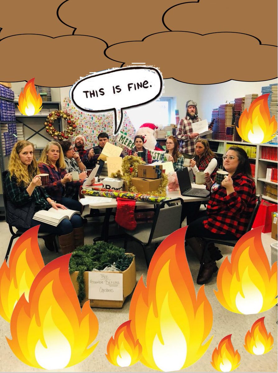 epagano414's tweet photo. This FZE English department pic from December is somehow more relevant now than ever before #TBT #FZEquarantinechallenge https://t.co/o69IzSPI6x