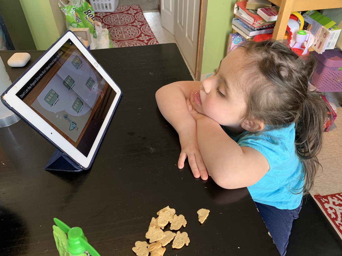 TMacSing's tweet photo. Today Aiden did a lot of outdoor play with Daddy, and Evelyn enjoyed story time with Bri on YouTube, and a quick zoom call from Ms. Jen and Ms. Amy! Ended the night with some Star Wars-I’d say it was a pretty good day. 🥰 #itsworthit #sutterpark #getoutside https://t.co/5DOPvFiphz