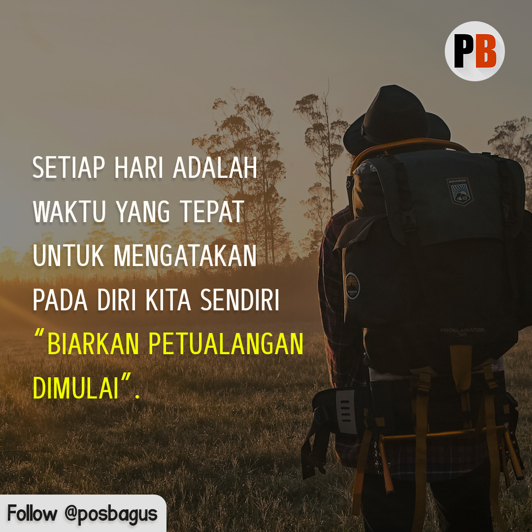 PosBagus's tweet photo. Setuju sama kutipan ini? Mention orang terdekatmu biar ikutan termotivasi untuk sukses! 😊
#suksesmuda #suksesitupilihan https://t.co/S4DnozQflS