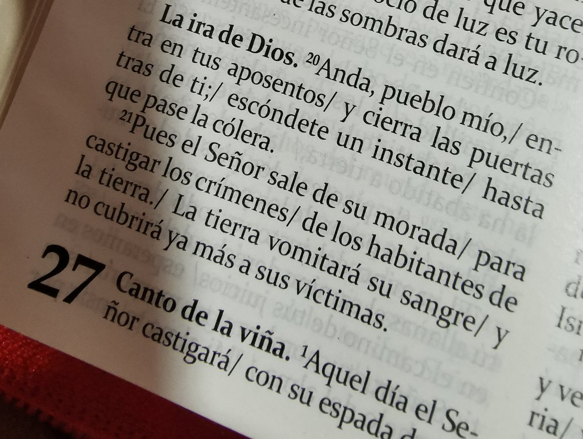 Quinta Fuerza a Twitter: "#Sabíasque Hoy es 26 del 2020, número que coincide con un pasaje de la biblia, Isaias 26:20 en el que recomienda quedarse en casa hasta que pase "la