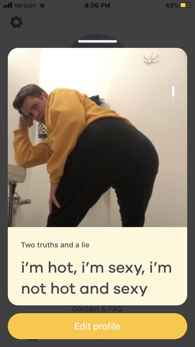 CaucasianJames's tweet photo. just joined @Bumble and my heart is racing. tonight could be the night i find love. download #Bumble, make the first move on me, and let’s get flirtatious #BumblePartner https://t.co/qRTYqY6Jnf
