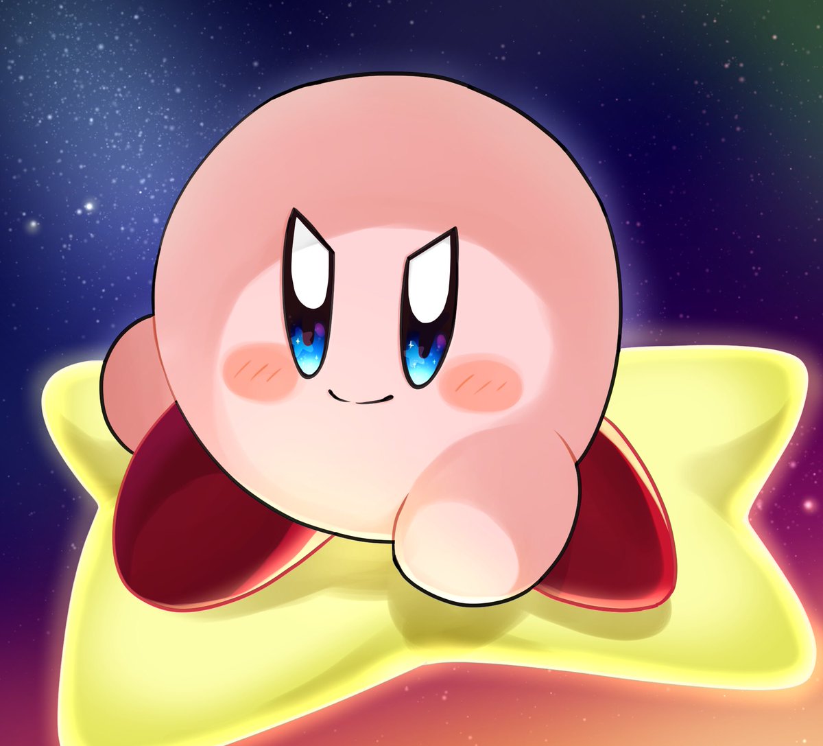 アツキ かっこいいカービィのアイコンが描きたくて描きました 星のカービィ T Co Ntytgglmiu Twitter