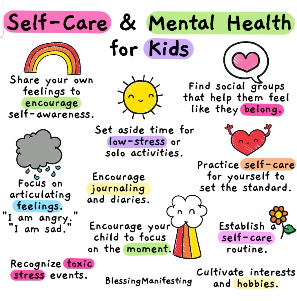 Taking care of mental health is the best thing we can do for kids right now! 🙌