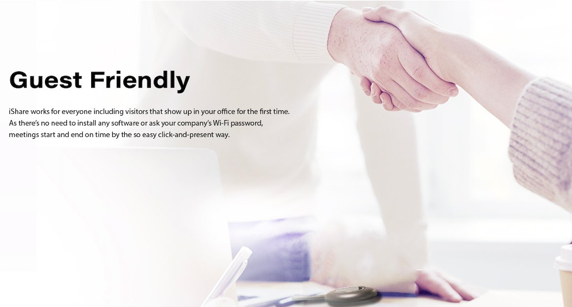 infobitav's tweet photo. iShare works for everyone including visitors that show up in your office for the first time. As there’s no need to install any software or ask your company’s Wi-Fi password. #infobit #ishare #wirelesspresentationsystems #meetingrooms #avtweeps https://t.co/dFPKQ5dXOW https://t.co/ykmnM6cycj