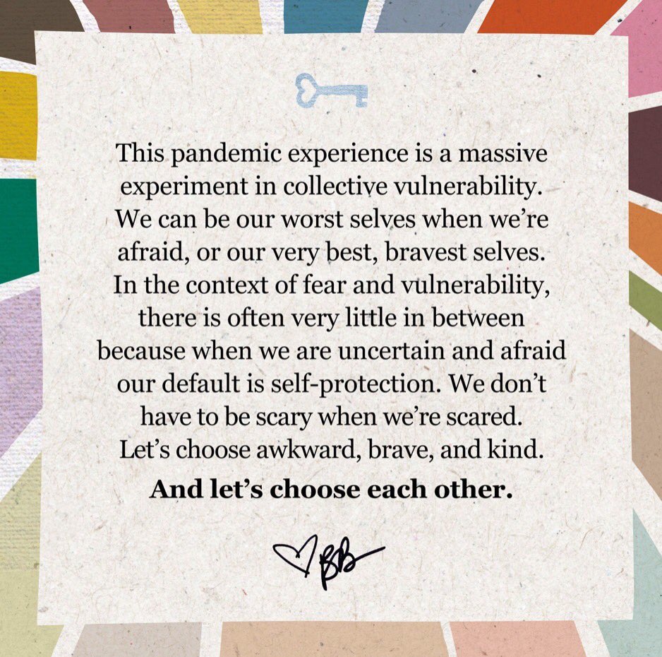 MsEmilyMButler's tweet photo. Missing my @StTheresaShark family! Hope you are all well at home. Thanks @BreneBrown for your words of wisdom at this unprecedented time. https://t.co/Y6FXxPTzsA