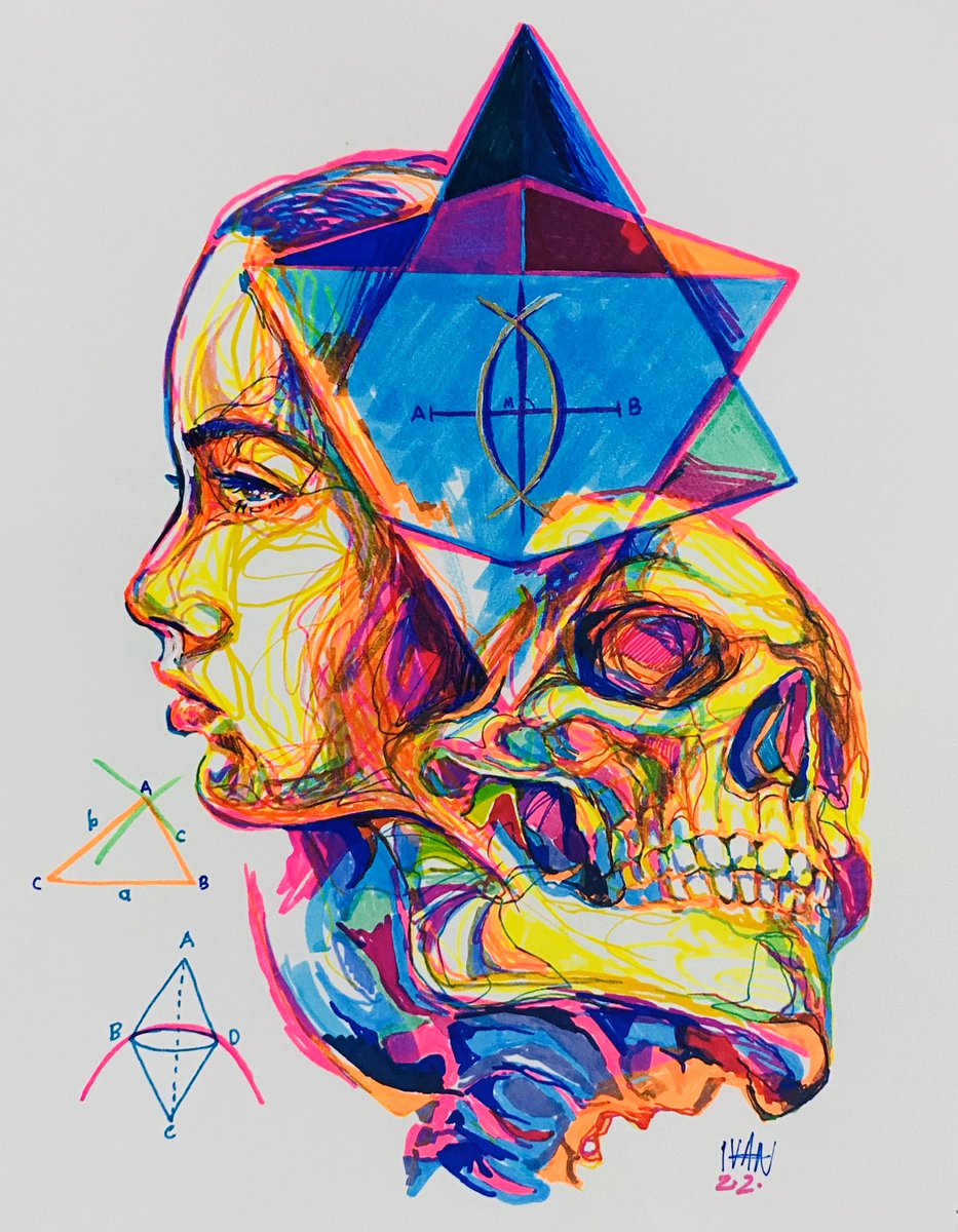 ivan74lopez's tweet photo. Paralelos VII...#sharpie #sharpieart #sharpiedrawing #sharpiepen #skull #calavera #calaca #craneo #colores #markets #art #figurahumana #humanfigures #geometricart #s0l0lab #artesonorense #artesonorense🎨#sharpiemexico #numerodeoro
#goldensection #numerodeoro #geometric @Sharpie https://t.co/mVCN2035zl